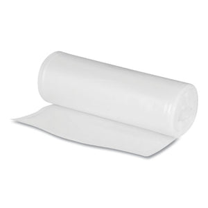 Repro Low-density Can Liners, For Slim Jim Containers, 23 Gal, 1 Mil, 28 X 45, Clear, 15 Bags-roll, 10 Rolls-carton