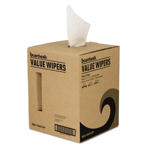 ESBWKV040CGW - Drc Wipers, White, 10 X 12, Centerpull, 200-box