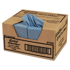 ESCHI8700 - Durawipe General Purpose Towels, 12" X 13 1-2", Blue, Smooth