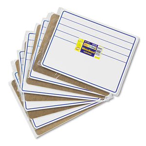 ESCKC988210 - Student Dry-Erase Boards, 12 X 9, Blue-white, 10-set