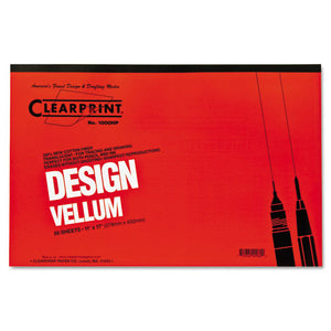 ESCLE10001416 - Design Vellum Paper, 16lb, White, 11 X 17, 50 Sheets-pad