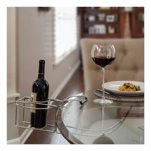 Wine By Your Side, Steel Frame-red Wine Adapter-ice Bucket, 161.06 Cu In, Stainless Steel
