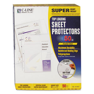 ESCLI61003 - Super Heavyweight Polypropylene Sheet Protector, Clear, 2", 11 X 8 1-2, 50-bx