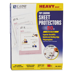 ESCLI62013 - Heavyweight Polypropylene Sheet Protector, Clear, 2", 11 X 8 1-2, 50-bx