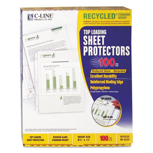 ESCLI62029 - Recycled Polypropylene Sheet Protector, Reduced Glare, 2", 11 X 8 1-2, 100-bx