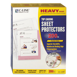 ESCLI62097 - Heavyweight Polypropylene Sheet Protector, Clear, 2", 11 X 8 1-2, 200-bx