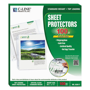 ESCLI62617 - Sheet Protectors, Clear, Polypropylene, 2", 11 X 8 1-2, 100-bx