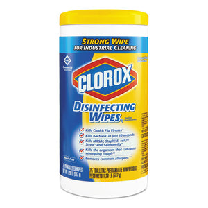 ESCLO15948EA - Disinfecting Wipes, 7 X 8, Lemon Fresh, 75-canister