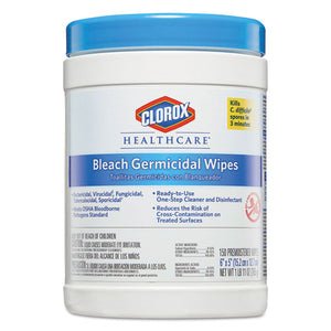 ESCLO30577 - Bleach Germicidal Wipes, 6 X 5, Unscented, 150-canister