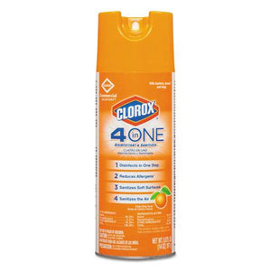 ESCLO31043CT - 4-In-One Disinfectant & Sanitizer, Citrus, 14oz Aerosol, 12-carton