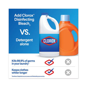 Regular Bleach With Cloromax Technology, 43 Oz Bottle, 6-carton