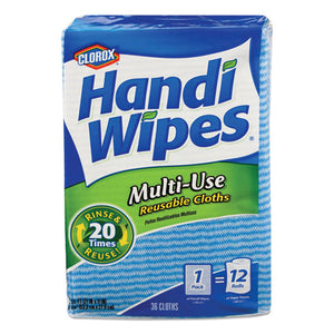 Handi Wipes, 21 X 11, Blue, 36 Wipes-pack, 4 Packs-carton