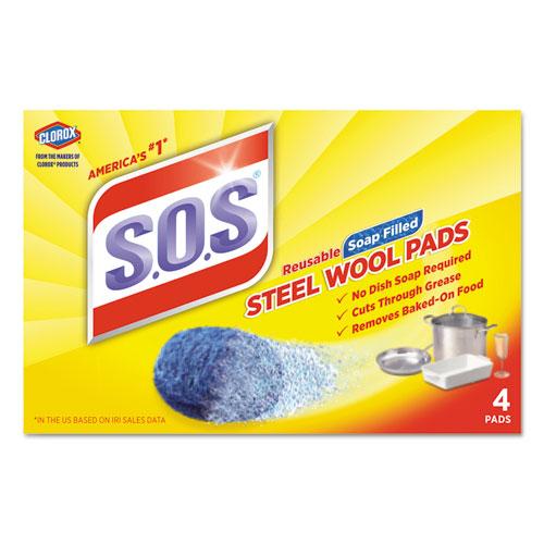 ESCLO98041 - Steel Wool Soap Pad, 4-box, 24 Boxes-carton