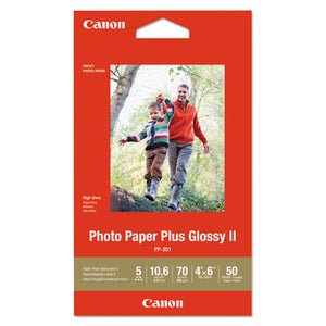 ESCNM1432C005 - Photo Paper Plus Glossy Ii, 70 Lb, 4 X 6, White, 50 Sheets-pack