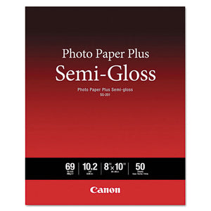 ESCNM1686B062 - Photo Paper Plus Semi-Gloss, 69 Lbs., 8 X 10, 50 Sheets-pack