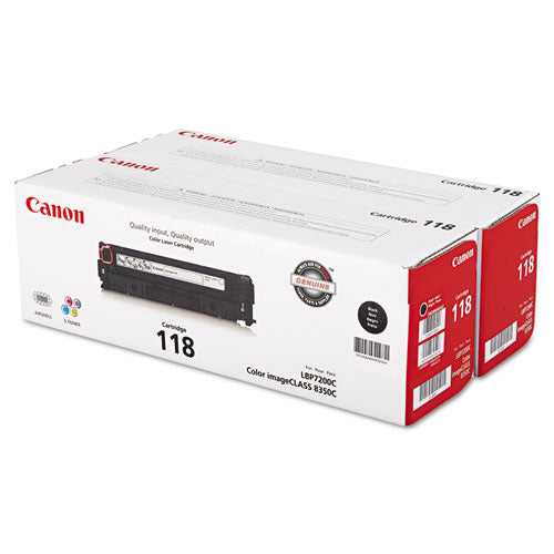 ESCNM2662B004 - 2662b004 (118) Toner, Black, 2-pk