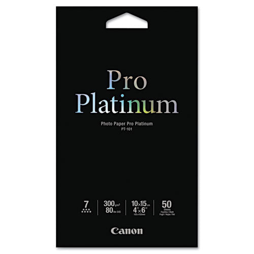 ESCNM2768B014 - Photo Paper Pro Platinum, High Gloss, 4 X 6, 80 Lb., White, 50 Sheets-pack