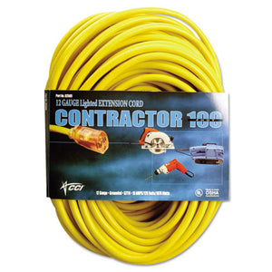 ESCOC25880002 - Vinyl Outdoor Extension Cord, 50 Ft, 15 Amp, Yellow