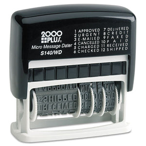 ESCOS011090 - Micro Message Dater, Self-Inking