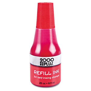 ESCOS032960 - Self-Inking Refill Ink, Red, 0.9 Oz. Bottle