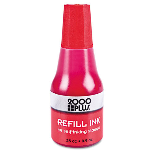 ESCOS032960 - Self-Inking Refill Ink, Red, 0.9 Oz. Bottle