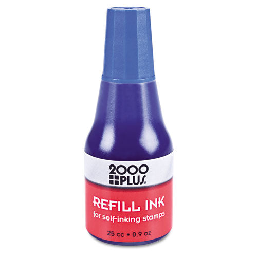 ESCOS032961 - Self-Inking Refill Ink, Blue, 0.9 Oz. Bottle