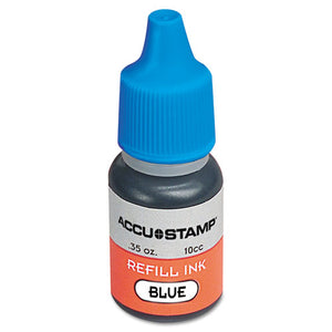 ESCOS090682 - Accu-Stamp Gel Ink Refill, Blue, 0.35 Oz Bottle