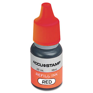 ESCOS090683 - Accu-Stamp Gel Ink Refill, Red, 0.35 Oz Bottle