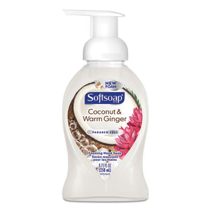 Sensorial Foaming Hand Soap, 8.75 Oz Pump Bottle, Coconut And Warm Ginger, 6-carton