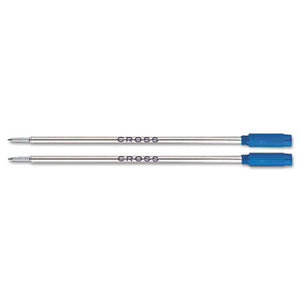 ESCRO85112 - Refills For Ballpoint Pens, Medium, Blue Ink, 2-pack