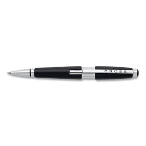 Edge Retractable Gel Pen, Medium 0.7 Mm, Black Ink, Black Barrel