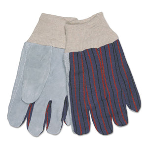ESCRW1040 - 1040 Leather Palm Glove, Gray-white, Large, Dozen