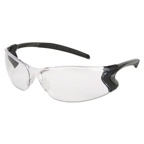 ESCRWBD110PF - BACKDRAFT GLASSES, CLEAR FRAME, ANTI-FOG CLEAR LENS