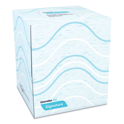 ESCSDF710 - Signature Facial Tissue, 2-Ply, 9 X 7 8-10, White, Cube, 95-box, 36 Boxes-carton