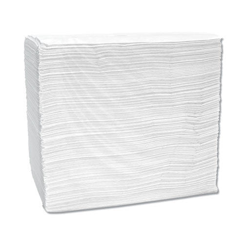 ESCSDN696 - SIGNATURE AIRLAID DINNER NAPKINS-GUEST HAND TOWELS, 15 X 16 3-4, WHITE, 504-CT