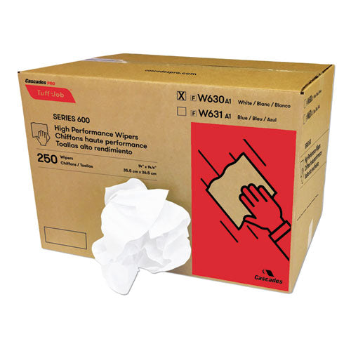 ESCSDW630 - Tuff-Job Spunlace Towels, White, Crumple Pack, 14 3-8 X 14, 250-carton