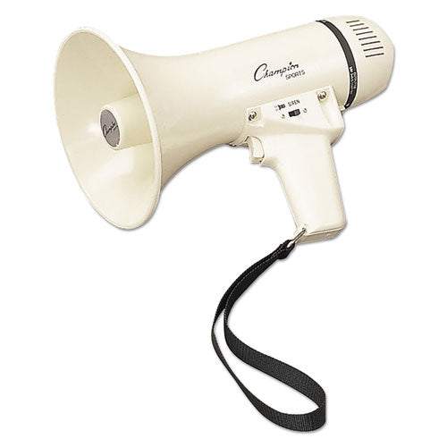 ESCSIMP4W - Megaphone, 4-8w, 400 Yard Range, White