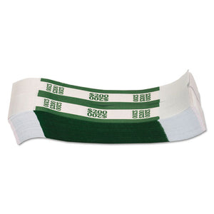 Currency Straps, Green, $200 In Dollar Bills, 1000 Bands-pack