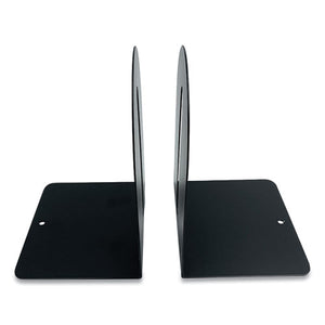 Steel Bookends, Fashion Style, 5.5 X 4.75 X 7.25, Black