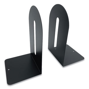 Steel Bookends, Fashion Style, 4.75 X 5.5 X 9, Black