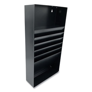 Steel Drawer Organizer, 5 Compartment, 21 X 11.25 X 3.75, Steel, Black