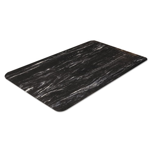 ESCWNCU2436BK - Cushion-Step Surface Mat, 24 X 36, Marbleized Rubber, Black