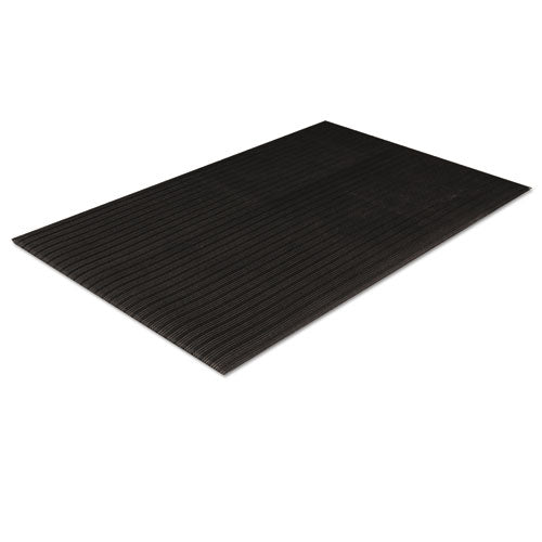 ESCWNFL3612BK - Tuff-Spun Foot Lover Anti-Fatigue Rib Mat, Pvc, 36 X 144, Black