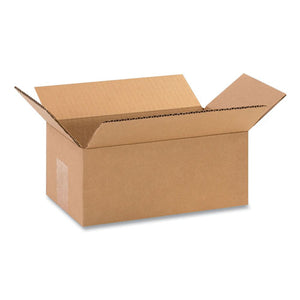 Fixed-depth Shipping Boxes, Regular Slotted Container (rsc), 10 X 6 X 4, Brown Kraft, 25-bundle