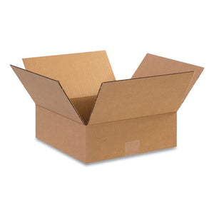 Fixed-depth Shipping Boxes, Regular Slotted Container (rsc), 12 X 12 X 4, Brown Kraft, 25-bundle