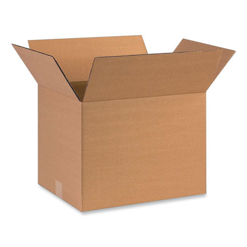 Fixed-depth Shipping Boxes, Regular Slotted Container (rsc), 16 X 12 X 12, Brown Kraft, 25-bundle