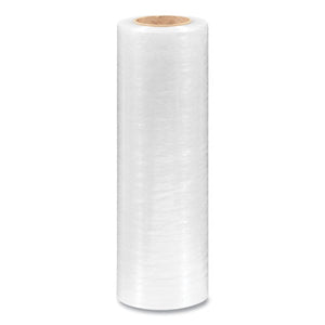 Extended Core Cast Stretch Wrap, 16" X 1,476 Ft, 47-gauge, Clear, 4-carton