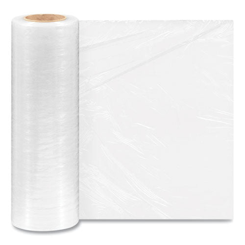 Extended Core Cast Stretch Wrap, 16" X 1,476 Ft, 47-gauge, Clear, 4-carton