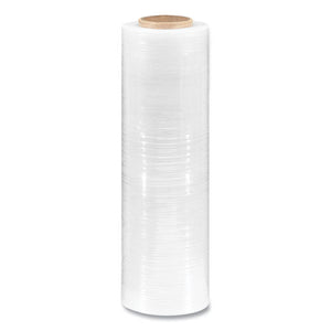 Extended Core Cast Stretch Wrap, 18" X 1,500 Ft, 80-gauge, Clear, 4-carton