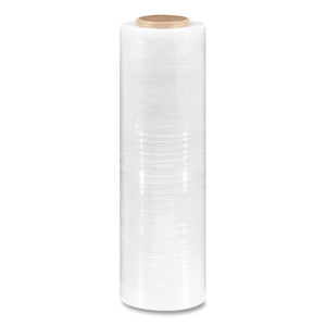 Extended Core Cast Stretch Wrap, 18" X 1,500 Ft, 70-gauge, Clear, 4-carton